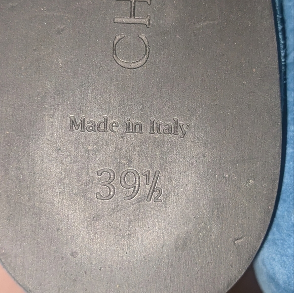 Charles Philip Milan Turquoise Blue Suede Tassel Loafers size 8.5 - Picture 6 of 15